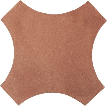 6.5 x 6.5 Cross 2 Circle - Tierra High-Fired Floor Tile by Casatile