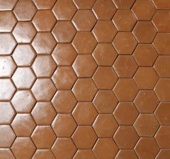 7.875 x 8.875 Sealed Hexagon - Spanish Mission Red Floor Tile by Casatile - view 5