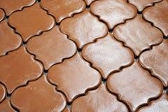 8.125 x 8.875 Sealed Arabesque Picket - Spanish Mission Red Floor Tile by Casatile - view 5