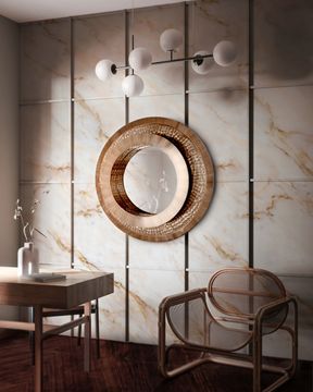 Golden Eye Mirror by Castro Lighting