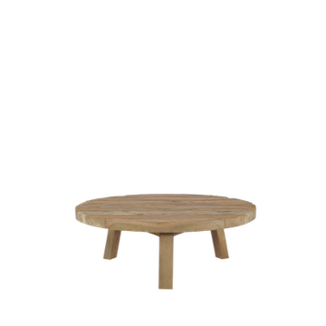 Rustic Round Coffee Table 100 by CBdesign