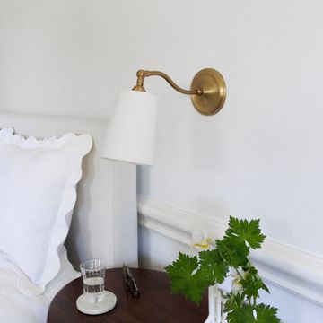 Grace Linen Sconce by Cedar & Moss - view 2