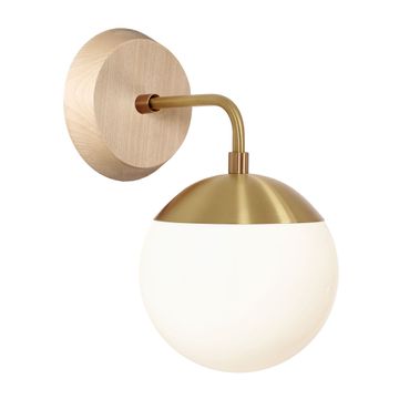 Alto Sconce 6" with Wood Canopy by Cedar & Moss - view 3