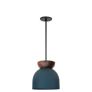 Amélie Luxe Wood 10" Pendant by Cedar & Moss | Fine Artisan Lighting by Cedar & Moss - view 4