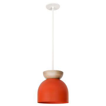 Amélie Luxe Wood 10" Pendant by Cedar & Moss | Fine Artisan Lighting by Cedar & Moss - view 5