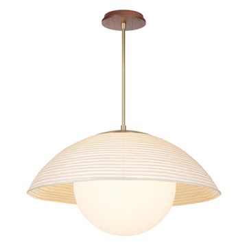 Maru Pendant (Natural) by Cedar & Moss - view 7