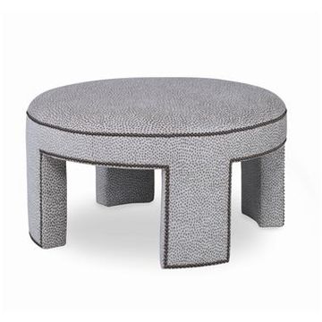Durant Small Round Ottoman by Century Furniture
