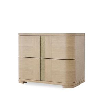 Carino Two Drawer Nightstand - Sand Cerused by Century Furniture
