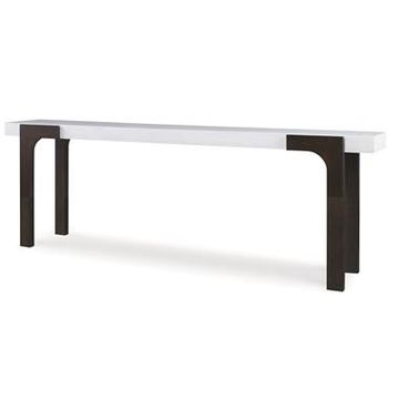 Aria Console Table - Brownstone/Oxford White by Century Furniture