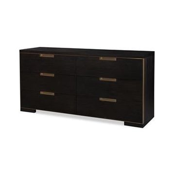 Cadence Six Drawer Dresser - Mocha by Century Furniture