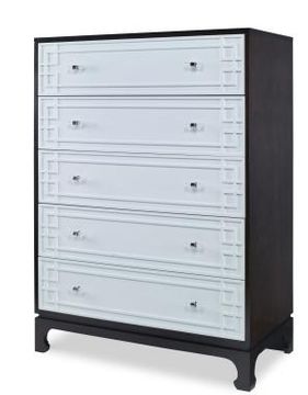 Details I Five Drawer Low Chest by Century Furniture