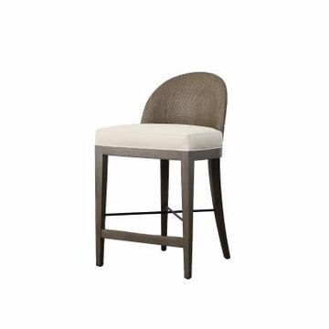 Tybee Counter Stool-Mink Grey/Flax by Century Furniture