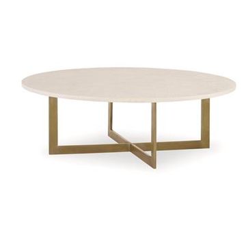 Small Nest Cocktail Table With Stone Top by Century Furniture