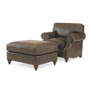 Leatherstone Ottoman by Century Furniture