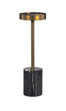 Acme Petrified Wood Drinks Table - Dark/Light by Century Furniture