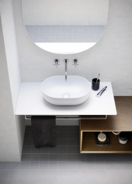 Washbasin 50x35 Sfera sit-on by CERAMICA CATALANO