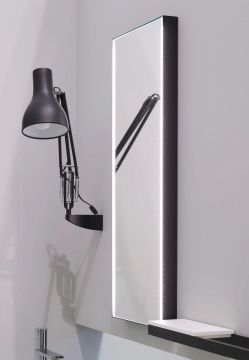 Argo mirror wall-hung installation by Ceramica Cielo