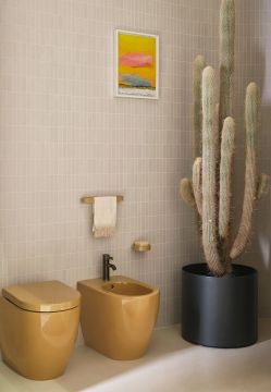 Back to wall wc - rimless by Ceramica Cielo