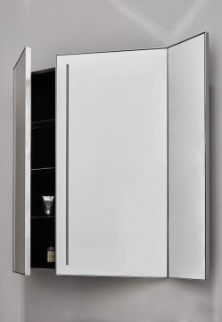 Pan mirror with central cabinet by Ceramica Cielo
