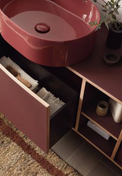Theo 175 with 4 doors and an open compartment by Ceramica Cielo
