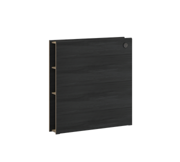 Black Bookshelf Headboard (100 cm) by Cilek