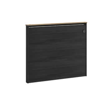 Black Flat Headboard (120 cm) by Cilek