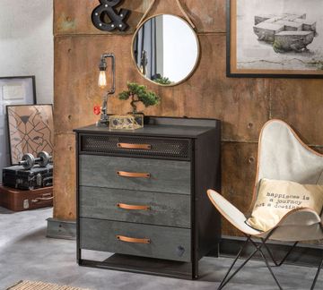 Dark Metal Dresser by Cilek