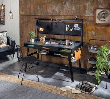 Dark Metal Study Unit by Cilek