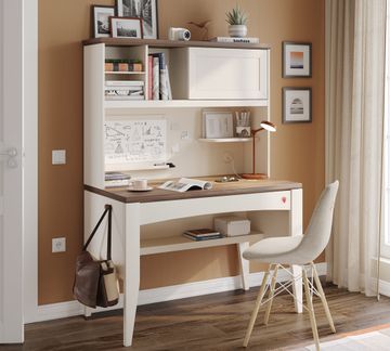 Lapel Study Desk (With Unit) by Cilek