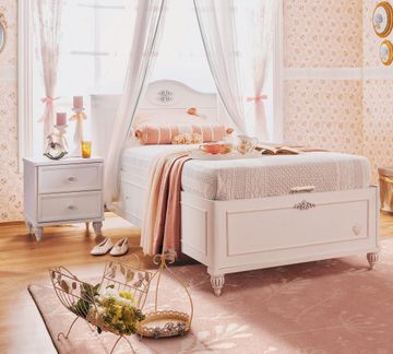 Romantic Bed With Base by Cilek