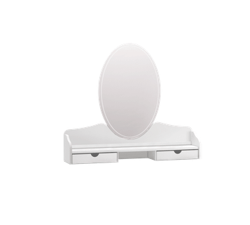 Rustic White Dresser Mirror by Cilek