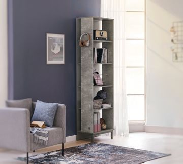 Space Gray Bookcase by Cilek