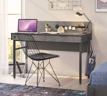 Space Gray Study Desk by Cilek