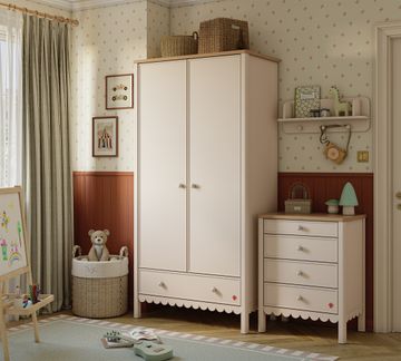 Toon 2 Doors Wardrobe by Cilek