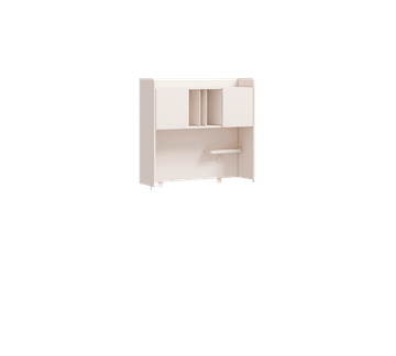 Varia Cream Study Unit With Cabinet by Cilek