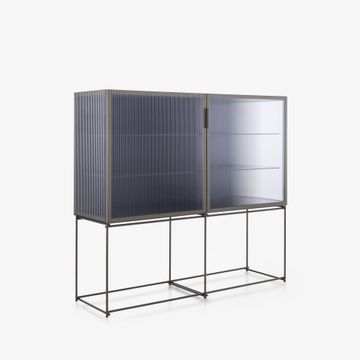 2-DOOR CHEST CLEAR GLASS FRONT K 7 by Cinna - view 2