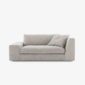 Exclusif Small asymmetrical settee by Cinna