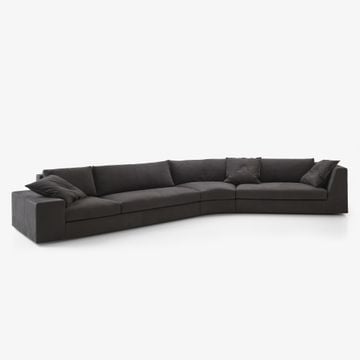 Exclusif Small settee with armrest b by Cinna - view 5
