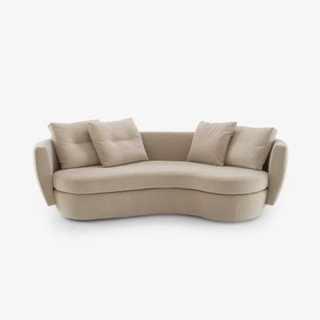 Ipanema Curved settee by Cinna