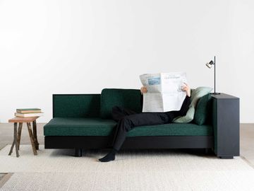 Kobold classic 1-armed settee with short unit by Cinna - view 4