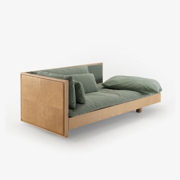 Kobold soft Chaise longue with armrest by Cinna - view 3