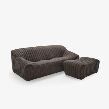 Sandra Large settee with lumbar cushions by Cinna - view 5