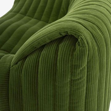 Sandra Medium settee with lumbar cushions by Cinna - view 3