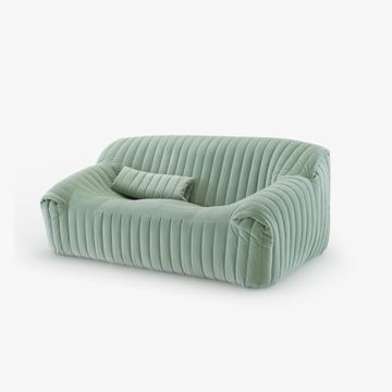 Sandra Medium settee with lumbar cushions by Cinna - view 4