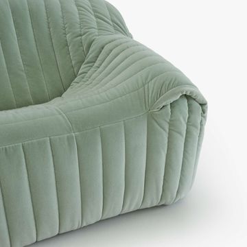Sandra Medium settee with lumbar cushions by Cinna - view 5