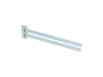 Double towel holder BATHROOM ACCESSORIES_QU090210 by Cisal