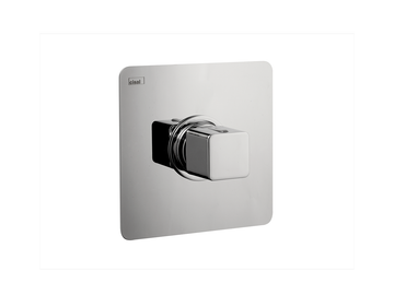 Exposed part for concealed thermo shower valve CUBIC_CU007200 by Cisal