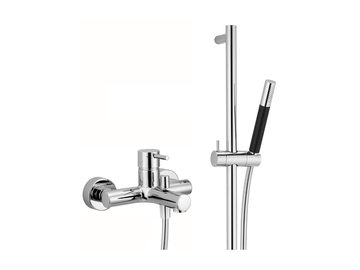 Single lever bath mixer, with shower set NUOVA LESS_LN000060 by Cisal
