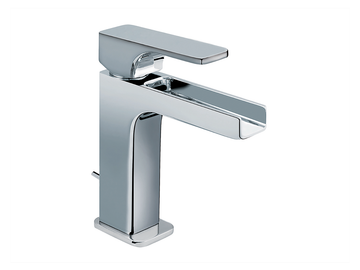 Single lever 'large' washbasin mixer CUBIC_CU00C494 by Cisal