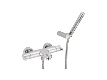 Thermostatic bath mixer, with shower set TENDER_C2D21010 by Cisal